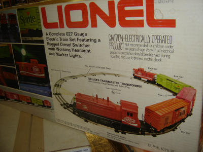 coca cola electric train set