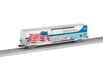Union Pacific George H.W. Bush 4141 LED 60' Flag Boxcar