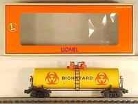 Lionel 6-16181 LIGHTED Biohazard Tank Car w/ETD