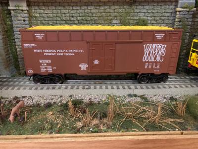 RMT-864023 WEST VIRGINIA PULP &amp; PAPER COMPANY WOODCHIP BOXCAR