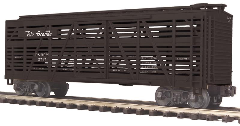 Wagon De Marchandises MTH Denver & Rio Grande - échelle O - 3 Rails - Acier - Occasion
