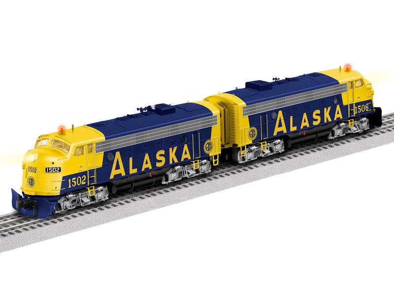 2033240 Alaska RR LEGACY F7 AA Set Test Run