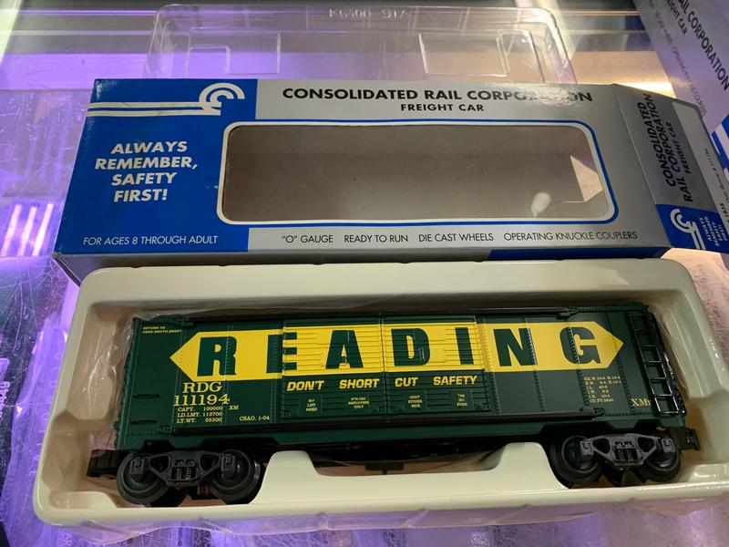 K644-1935 READING DOUBLE DOOR BOXCAR NEW IN THE BOX