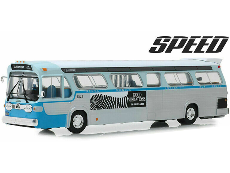 Speed Bus Model 86544 Speed 1960 GM General Motors Los Angeles Bus #2525 1:43 Plastic Model